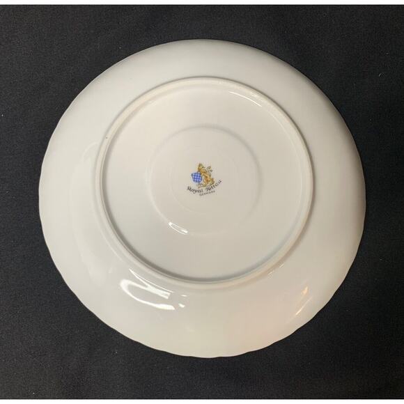 Royal Tettau “Forget Me Not” Porcelain 6” Saucer (Germany) 1950s - Picture 3 of 5